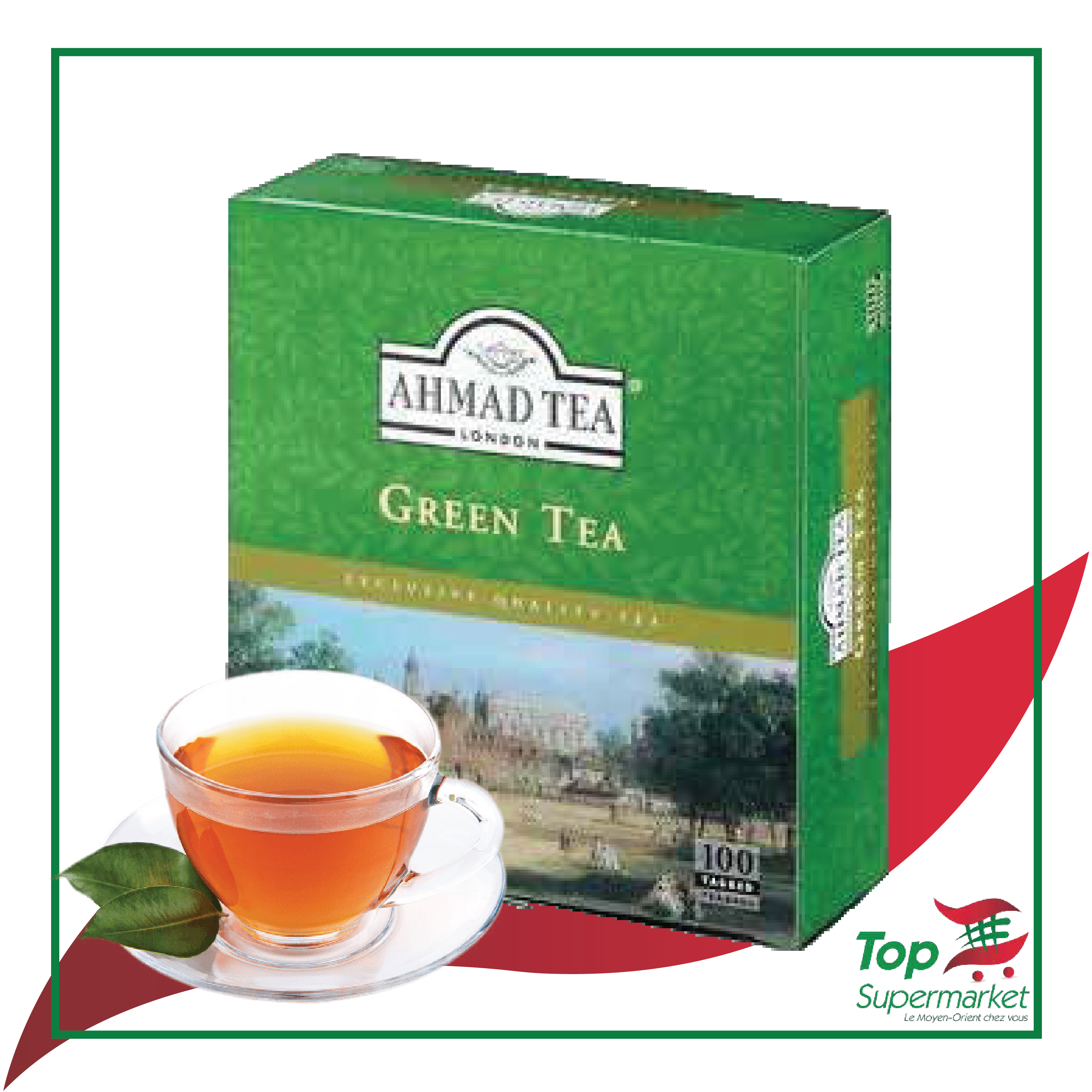 Ahmad Tea Green x100 sachets